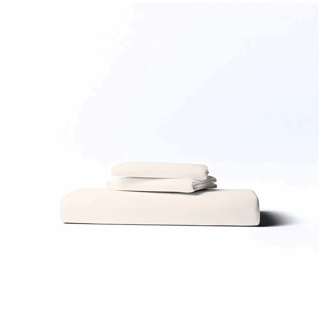 Ivory Cream Bed Sheet Set 400TC Percale - LIMITED DROP 001 - Image 2