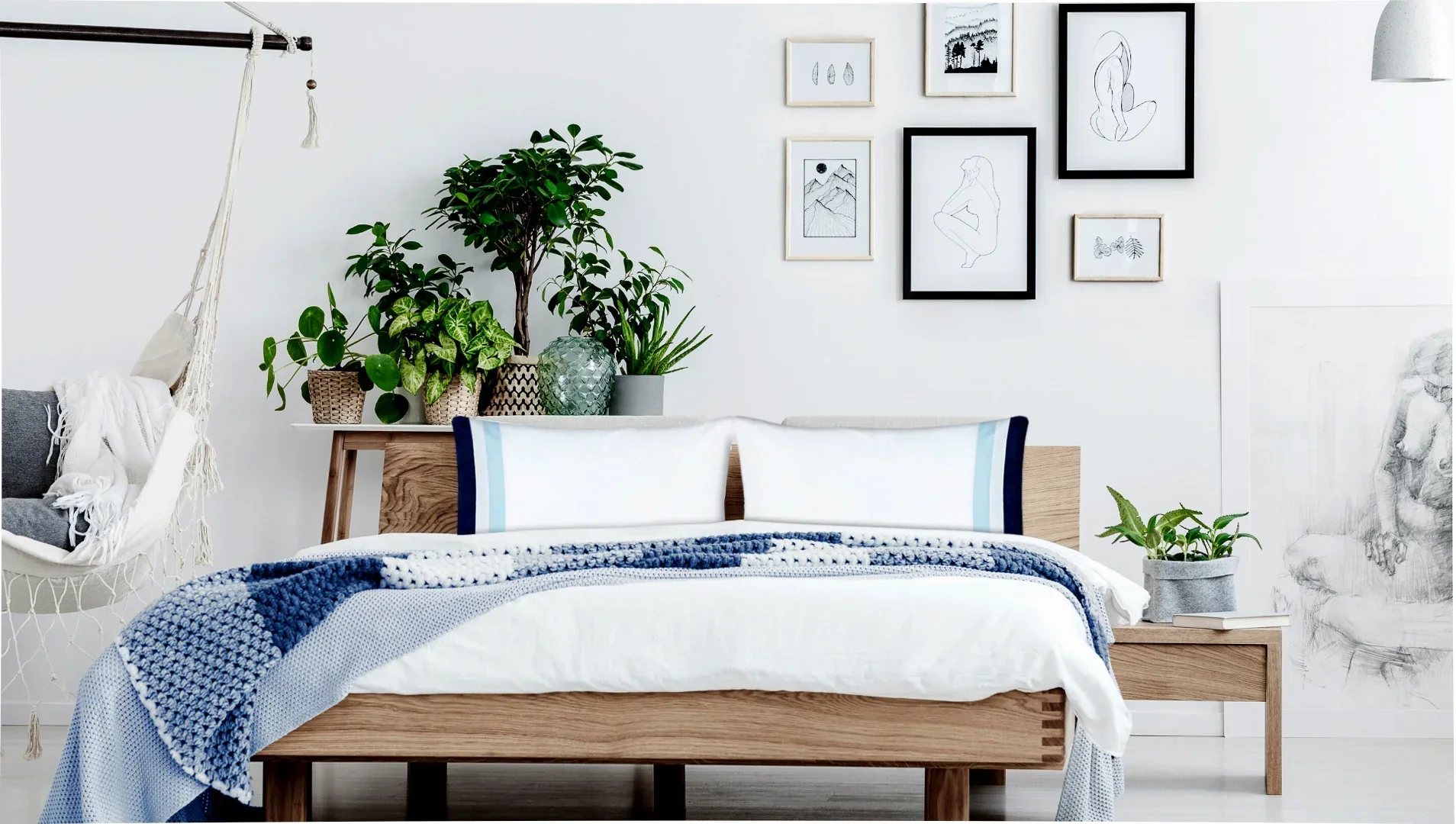 400TC PERCALE WHITE BEDDING SET - Satin Curaçao - Image 7