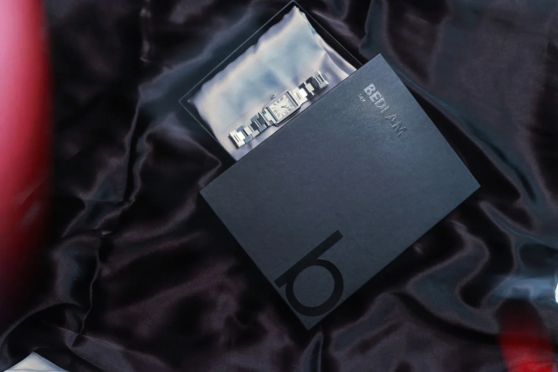 BLACK  - PURE MULBERRY SILK PILLOWCASE - Image 3