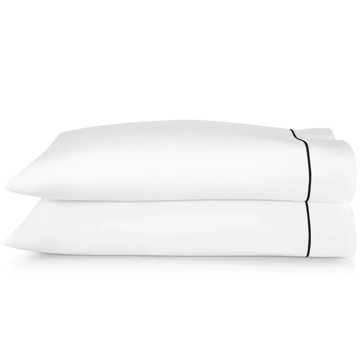 400TC SHEET + BLACK PIPED PILLOWCASES - MODERNE #1A - Image 3