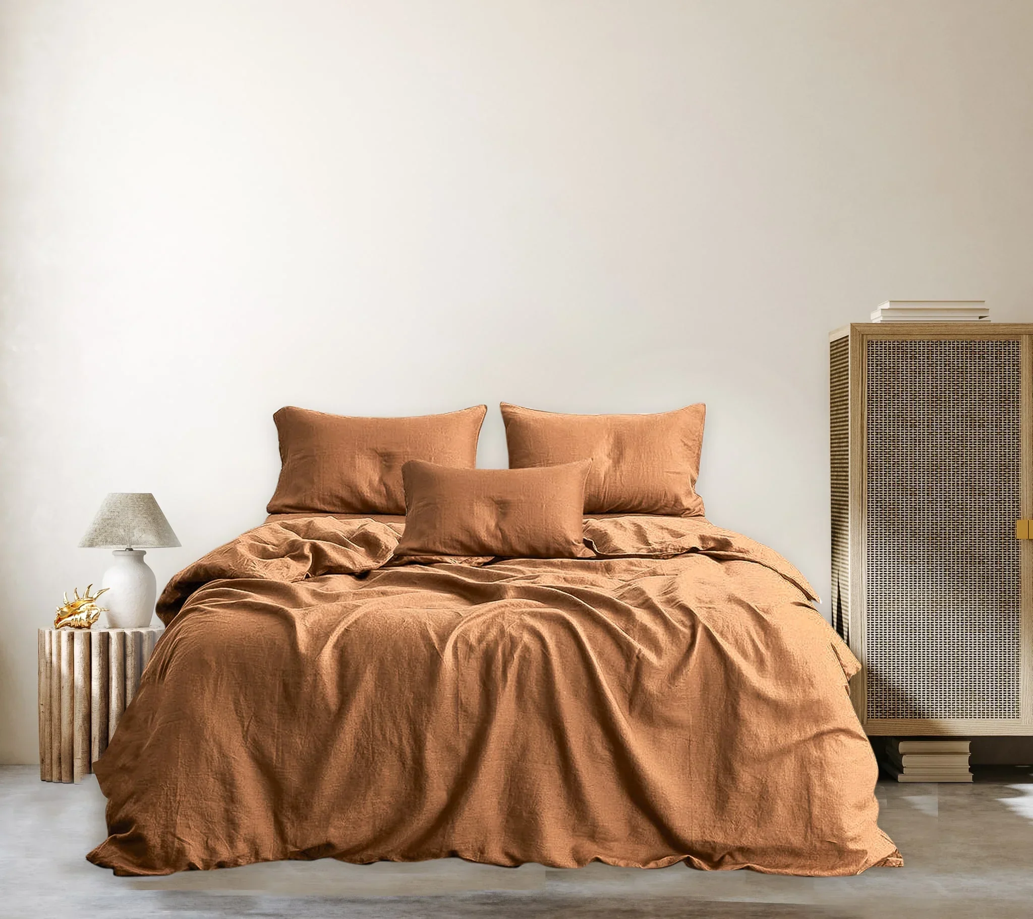 CINNAMON DUVET COVER Set - EUROPEAN LINEN