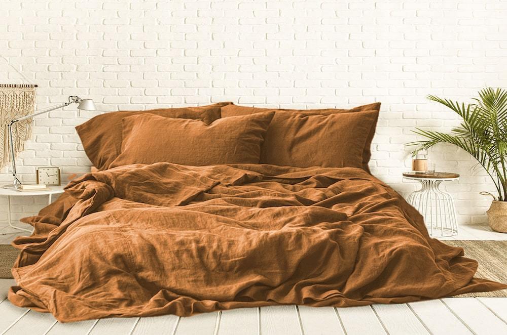 CINNAMON DUVET COVER Set - EUROPEAN LINEN - Image 4