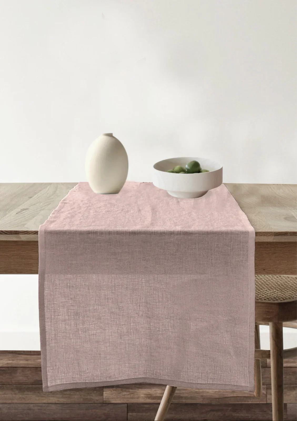 TABLE Ø2  - EUROPEAN FLAX LINEN DINING TABLE RUNNER - Image 6