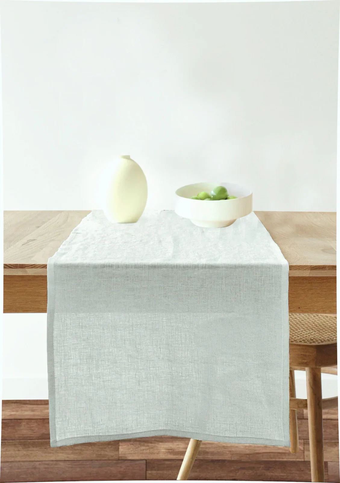 TABLE Ø2  - EUROPEAN FLAX LINEN DINING TABLE RUNNER - Image 8