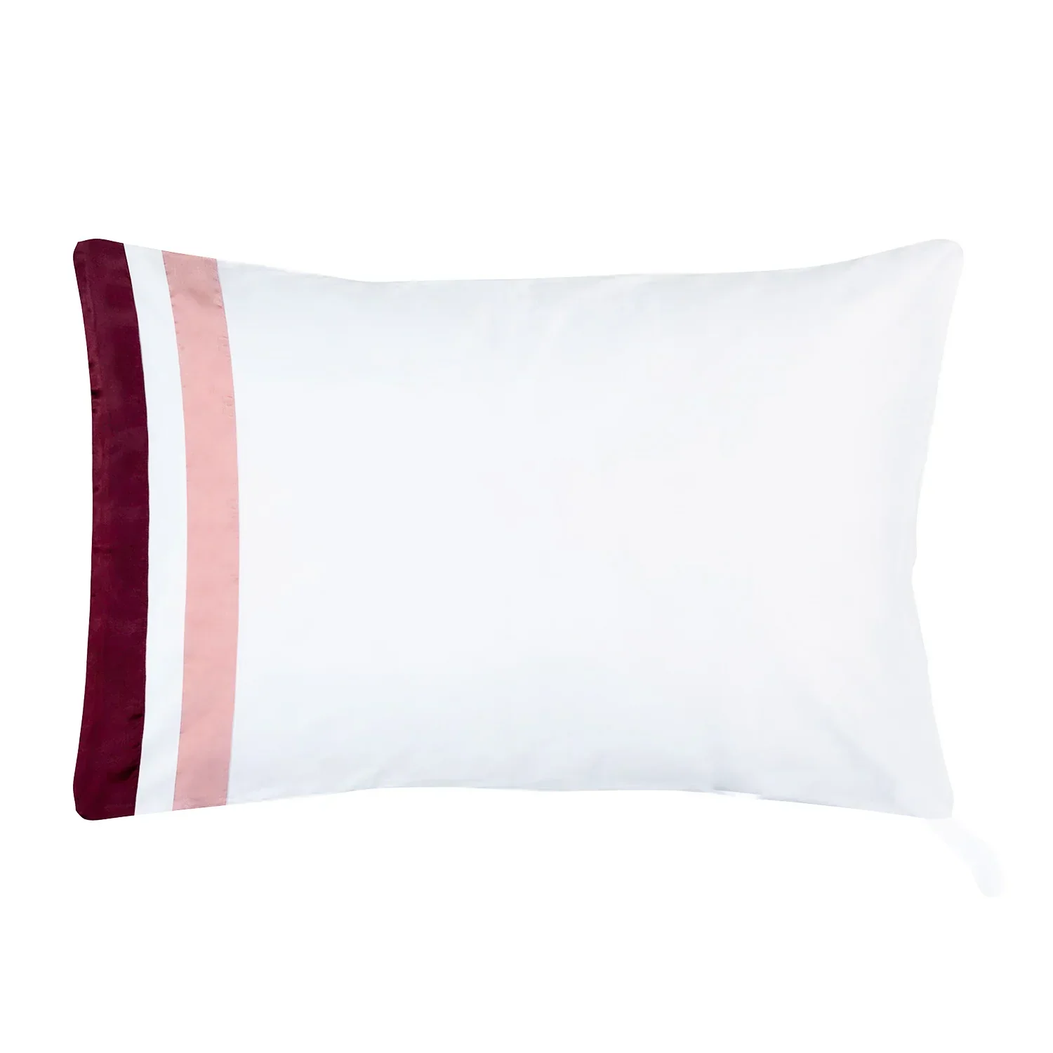 400TC PERCALE MINIMALIST BEDDING SET - SATIN CABERNET - Image 4