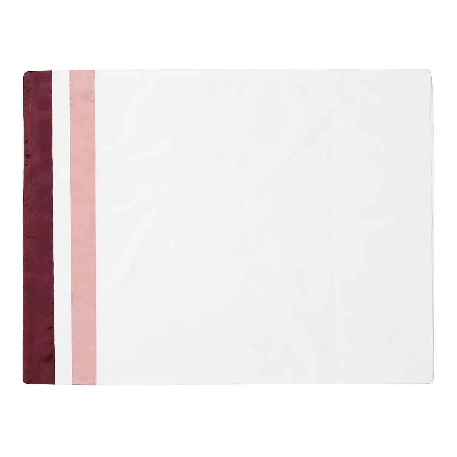 400TC PERCALE MINIMALIST BEDDING SET - SATIN CABERNET - Image 5