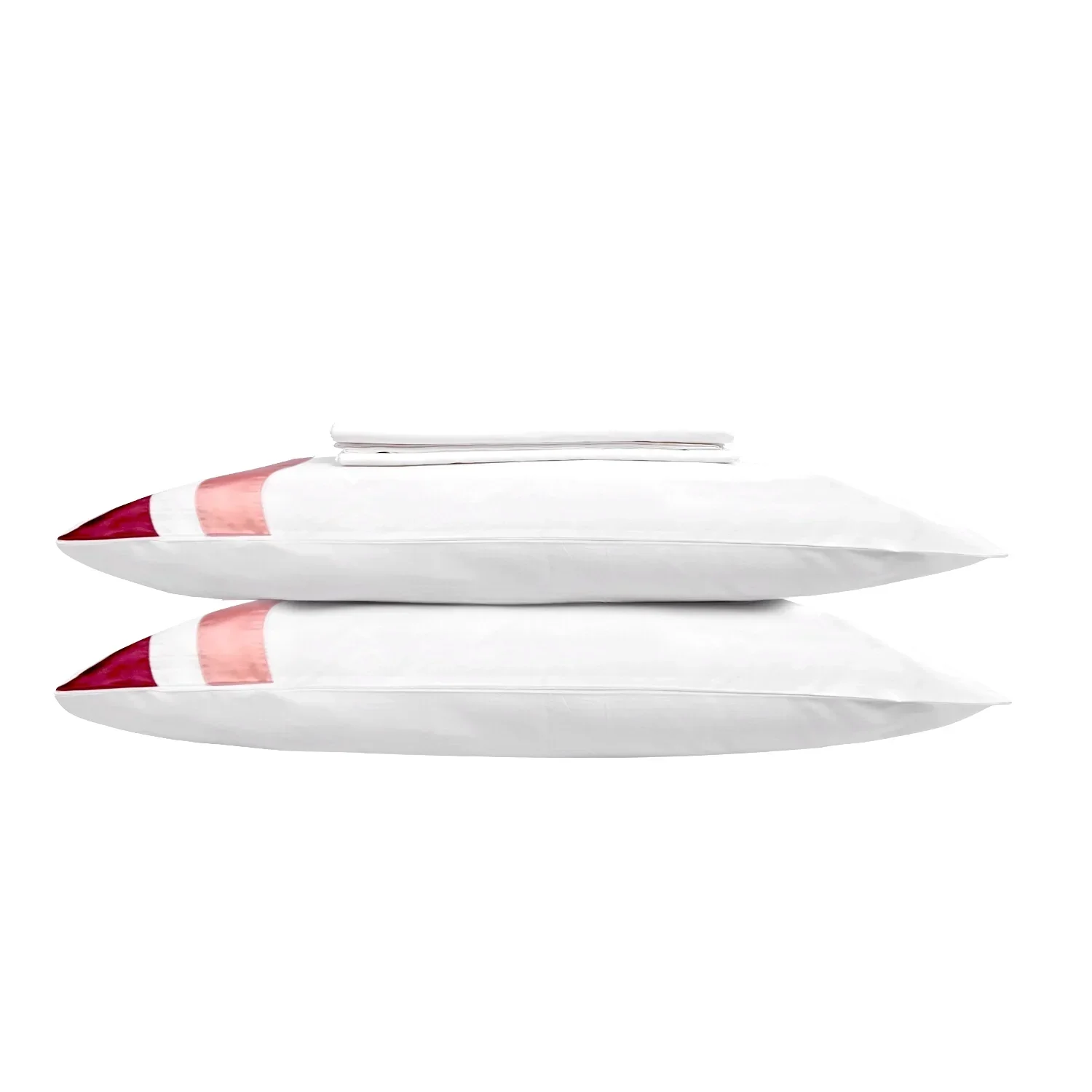 400TC PERCALE MINIMALIST BEDDING SET - SATIN CABERNET - Image 7