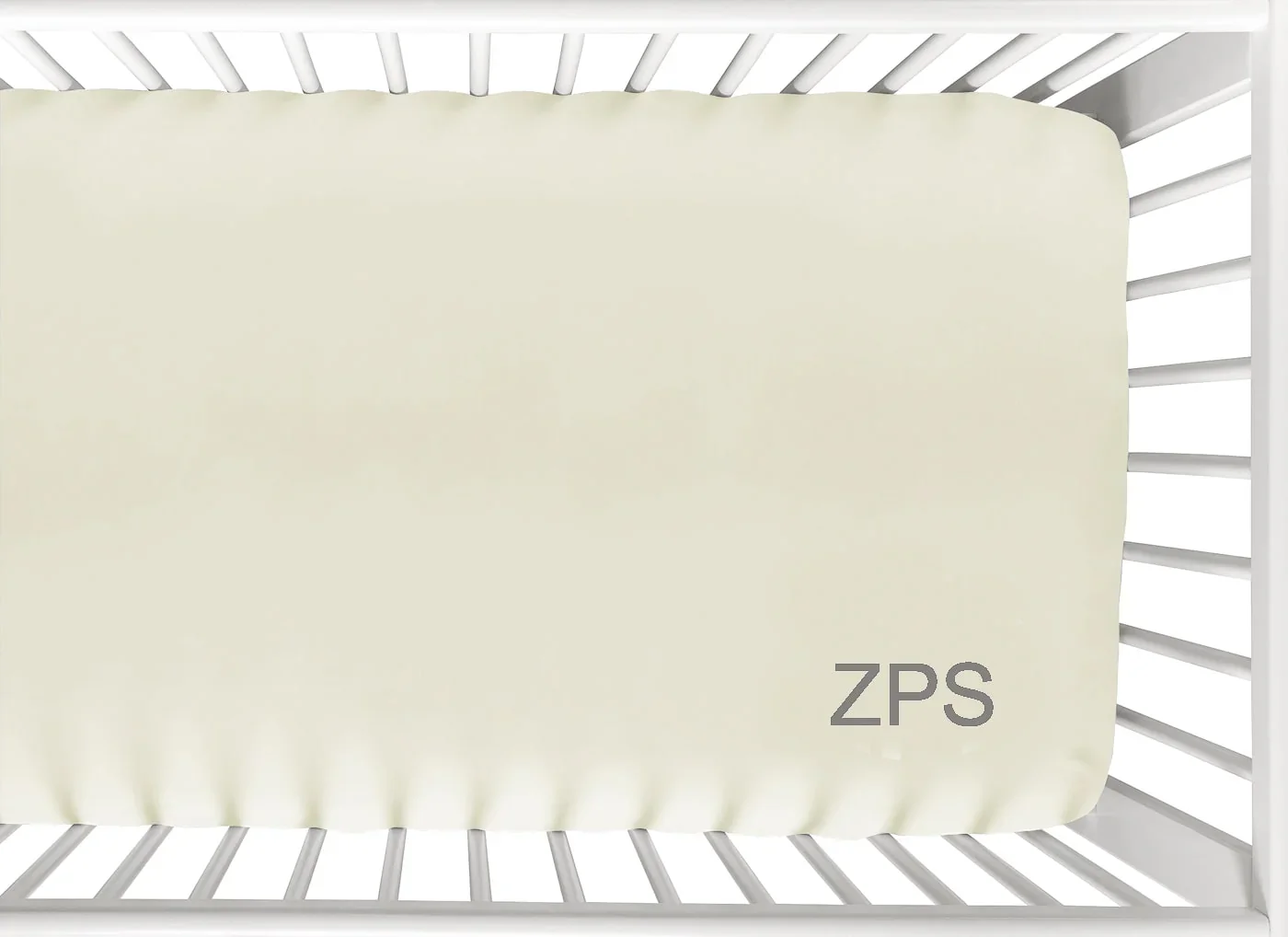 CRIB TALES CHAPTER 4 - ORGANIC IVORY COT SHEET WITH MONOGRAM - Image 2