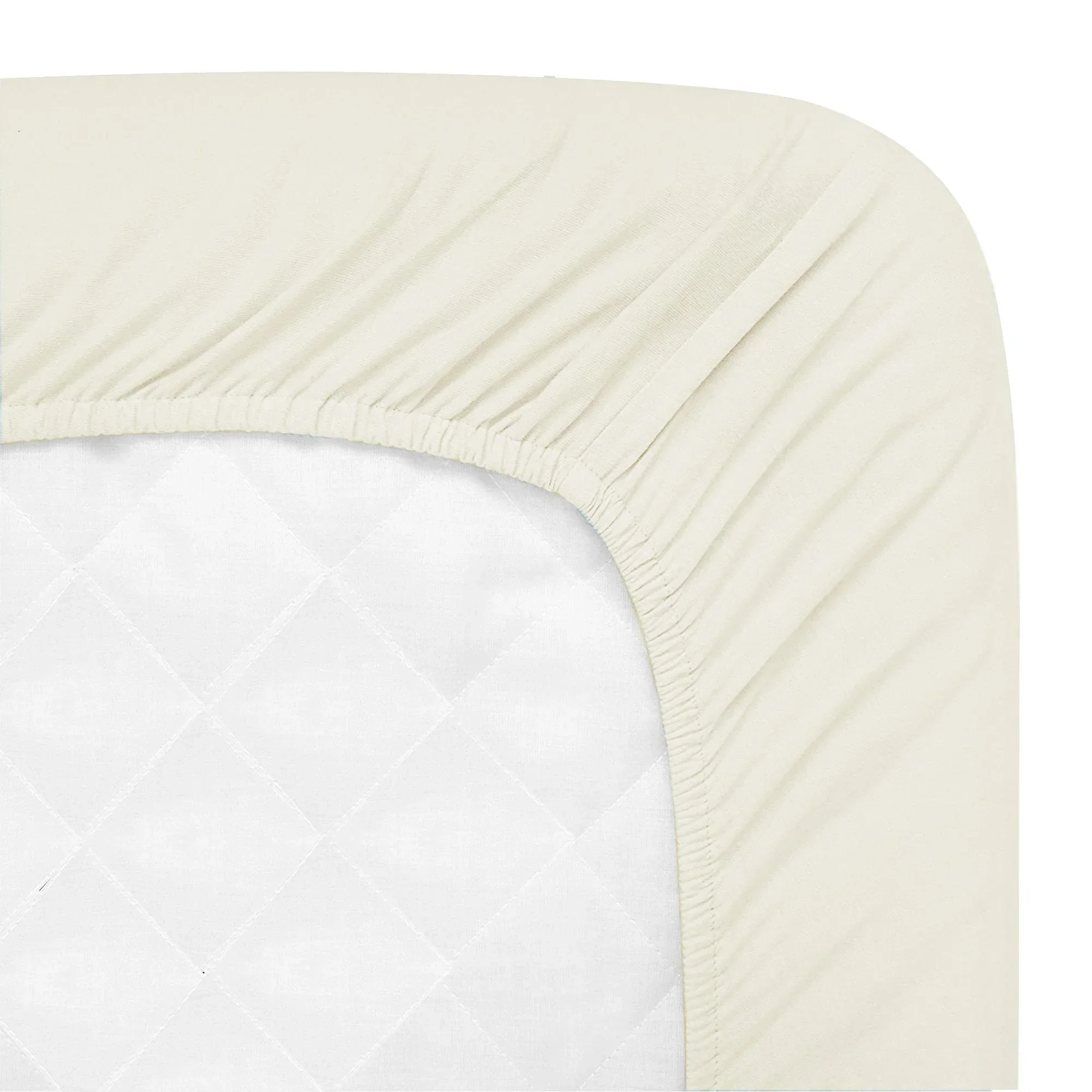 CRIB TALES CHAPTER 4 - ORGANIC IVORY COT SHEET WITH MONOGRAM - Image 3