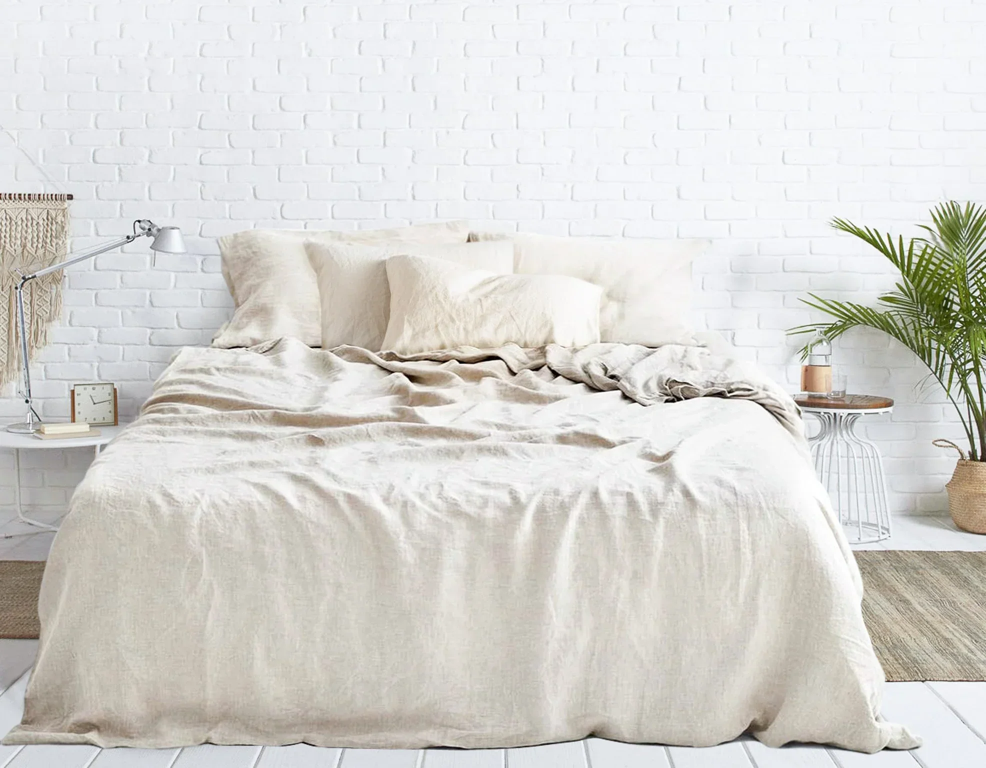 OATMEAL - NATURAL LINEN BEDDING SET - Image 3
