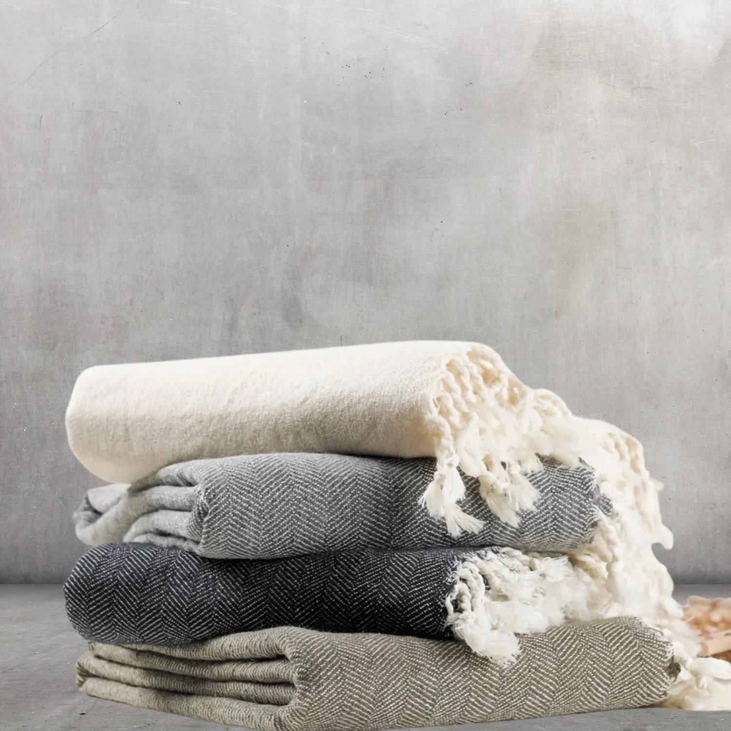 EDIT Ø1C  - PURE PASHMINA CLASSIC THROW SERIES - Image 3