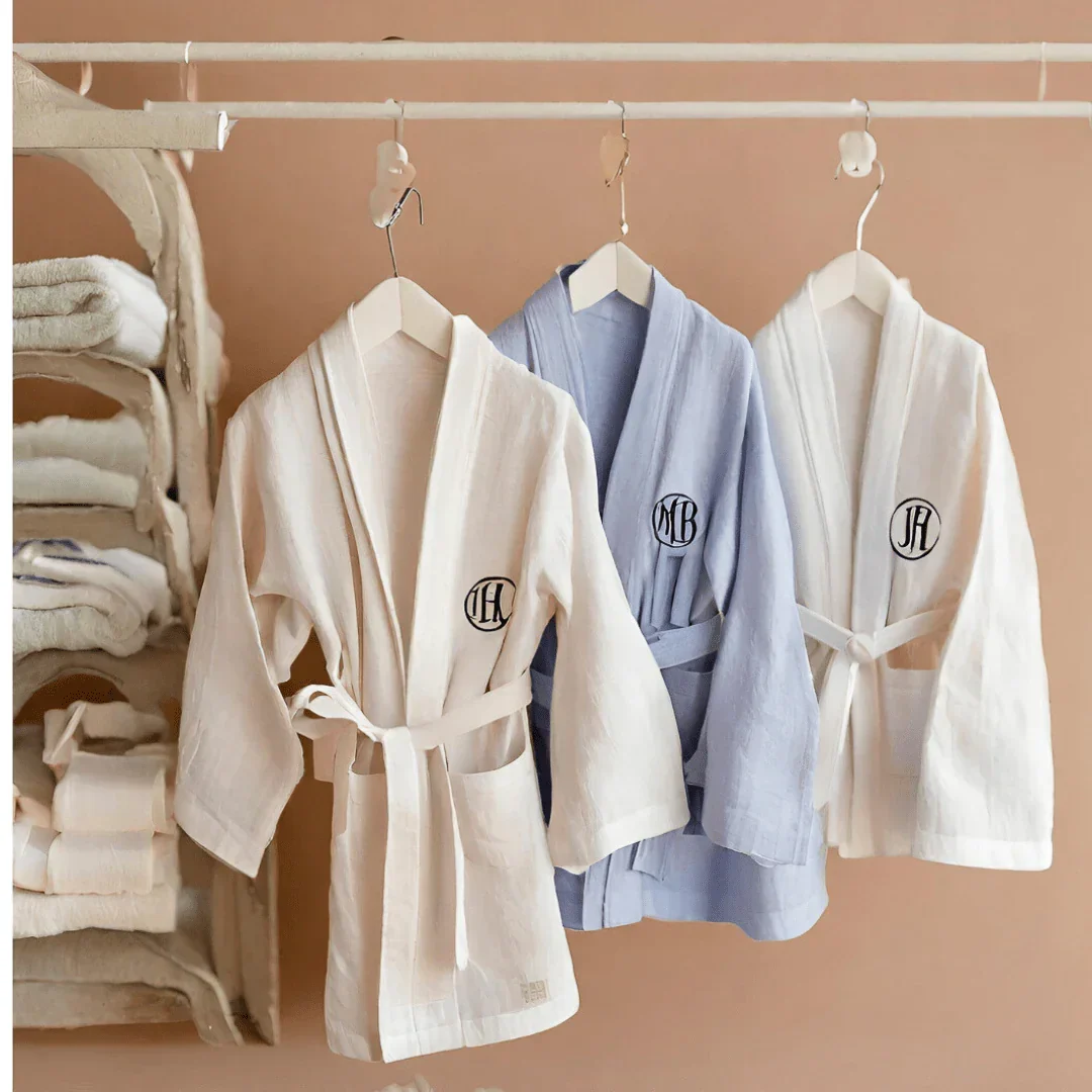 Starry Night - MONOGRAMMED Bathrobe FOR CHILDREN - Image 3