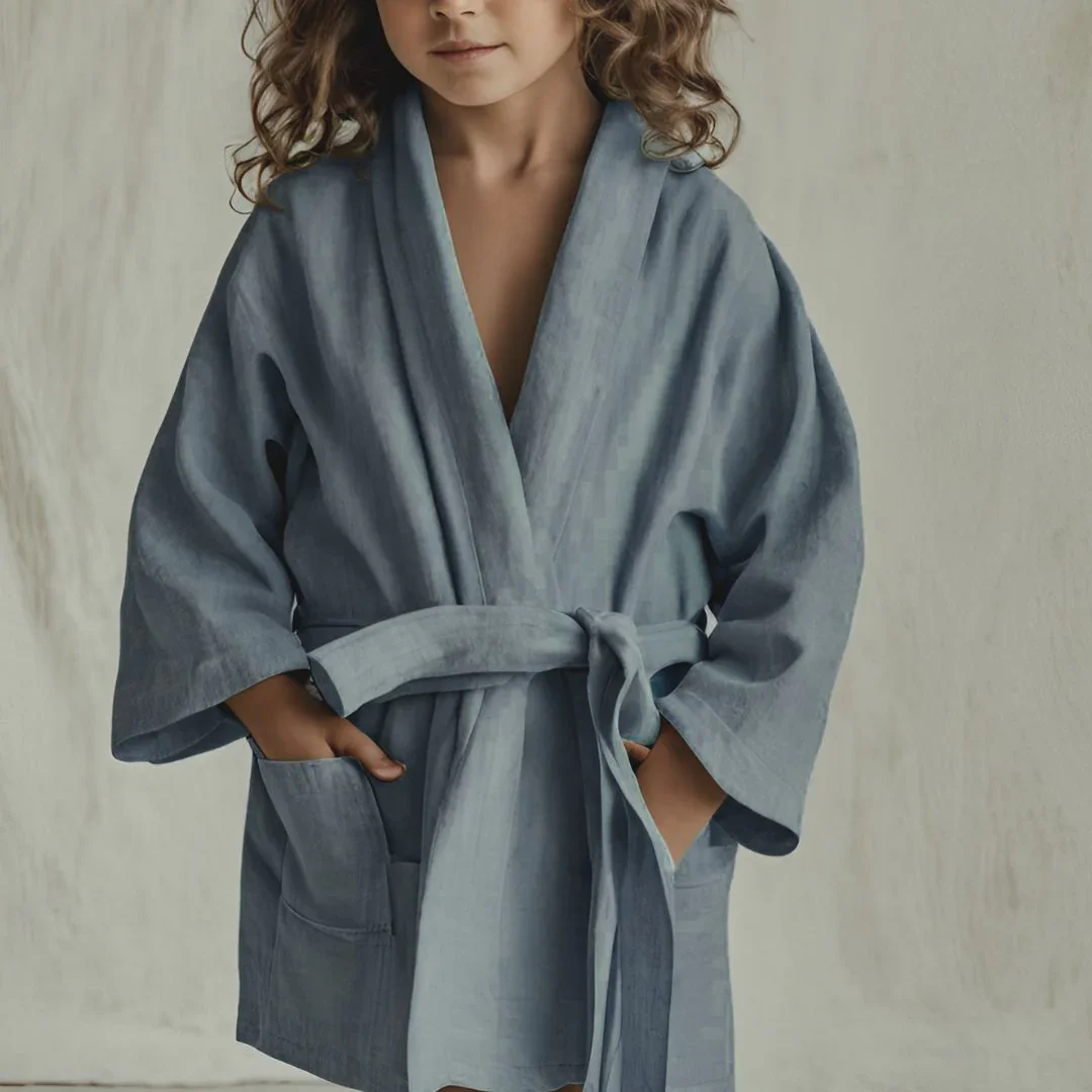 Starry Night - MONOGRAMMED Bathrobe FOR CHILDREN - Image 4