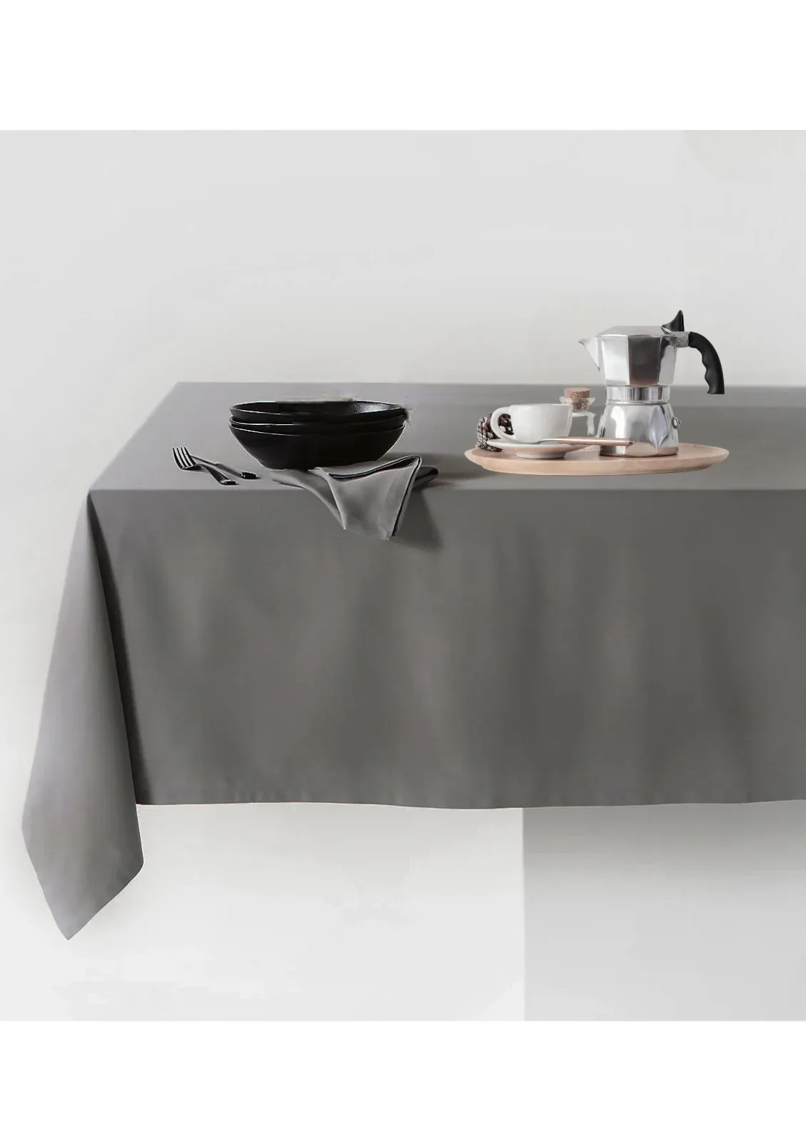 TABLE Ø3 - SUPIMA COTTON TABLECLOTH WITH MONOGRAM - Image 4
