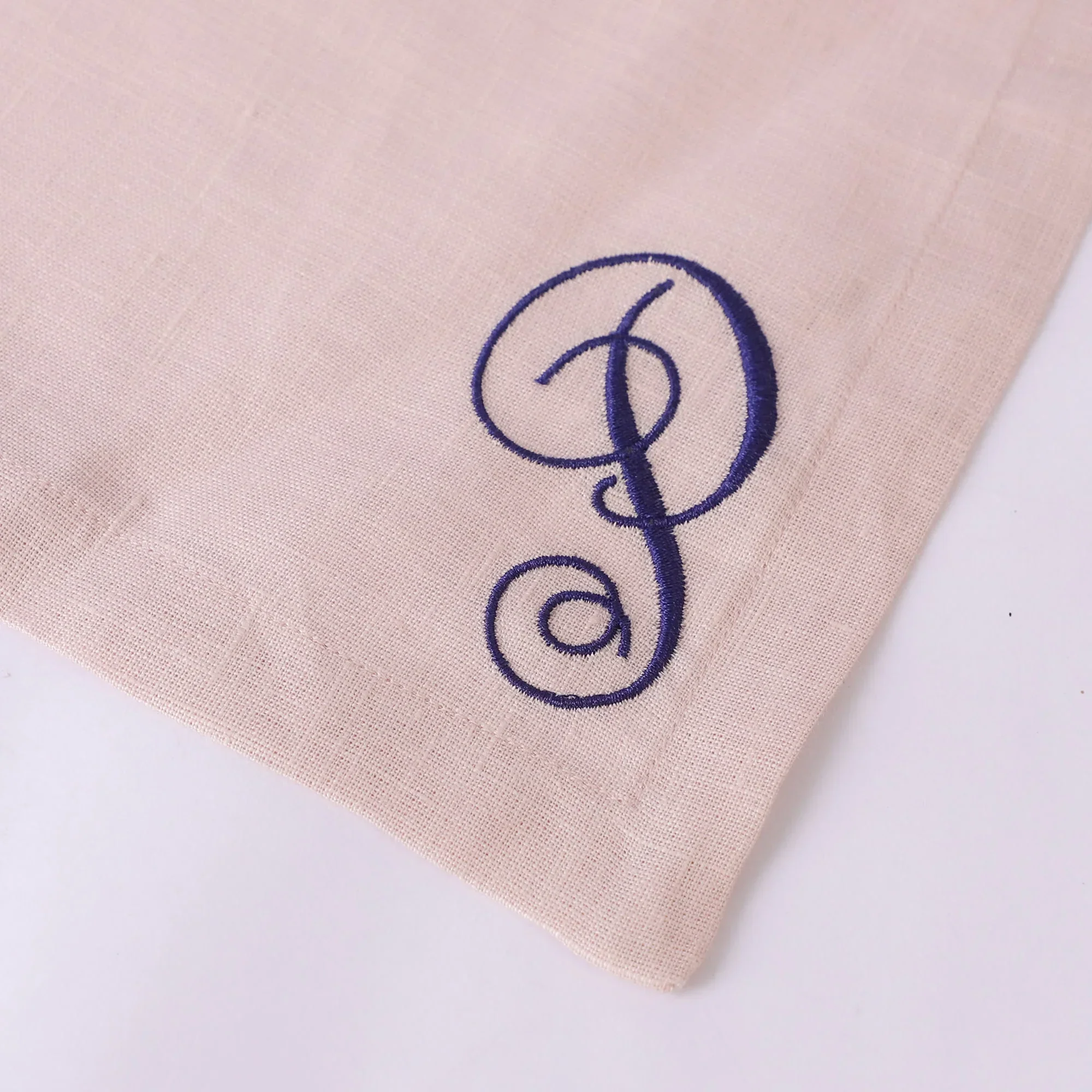 TABLE Ø5 - MONOGRAM LINEN COASTER SET OF 4 - Image 4